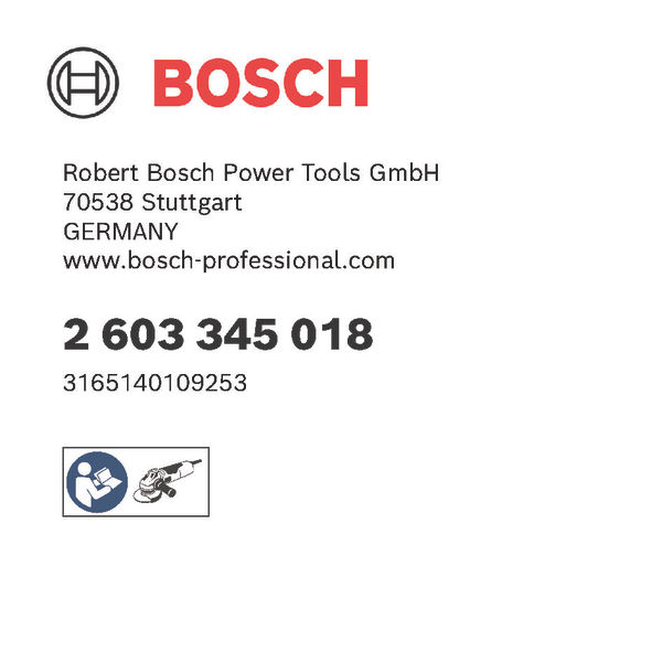BOSCH PRO Stützteller Round Nut, M10, 100 mm