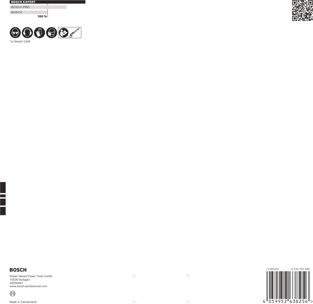 BOSCH EXPERT C470 Schleifscheibe Set, 225mm, K40-180, 19 Löcher, 6-tlg.