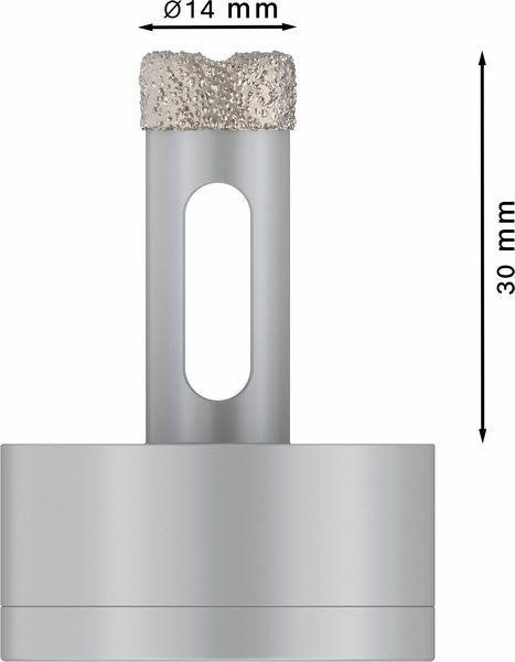 BOSCH PRO Ceramic dry Trockenbohrkrone, 14 x 30 mm, X-Lock BOSCH PRO Ceramic dry Trockenbohrkrone, 14 x 30 mm, X-Lock
