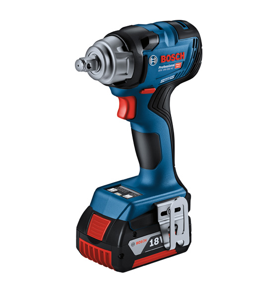 BOSCH Akku-Drehschlagschrauber GDS 18V-330 HC, 2xAkku GBA 18V 5.0Ah, GAL 18V-40 Pro