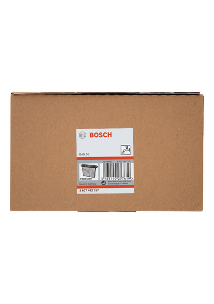 BOSCH Faltenfilter, Polyester, viereckig, 8600 cm², 257 x 69 x 187 mm