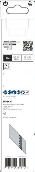 BOSCH PRO Metal Demolition S1025VF Säbelsägeblatt, 1,25 x 19 x 200 mm, 5-tlg. BOSCH PRO Metal Demolition S1025VF Säbelsägeblatt, 1,25 x 19 x 200 mm, 5-tlg.