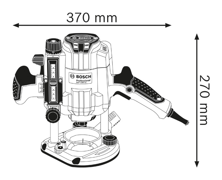 BOSCH Oberfräse GOF 1250 CE