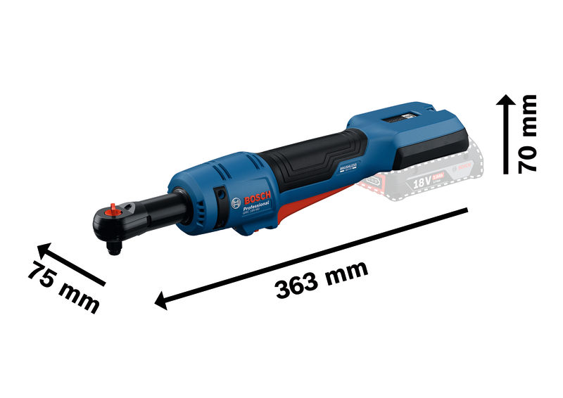 BOSCH Akku-Ratschenschrauber GRC 18V-60 in L-BOXX