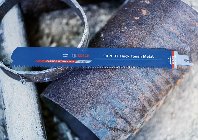 BOSCH EXPERT S1155CHC Thick Tough Metal Säbelsägeblatt, 3-tlg.
