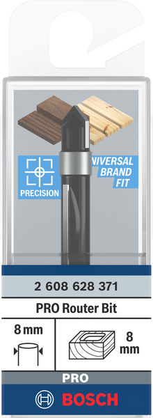 BOSCH PRO Kopierfräser, Ø 8 x L 18,6, Schaft 8 mm BOSCH PRO Kopierfräser, Ø 8 x L 18,6, Schaft 8 mm