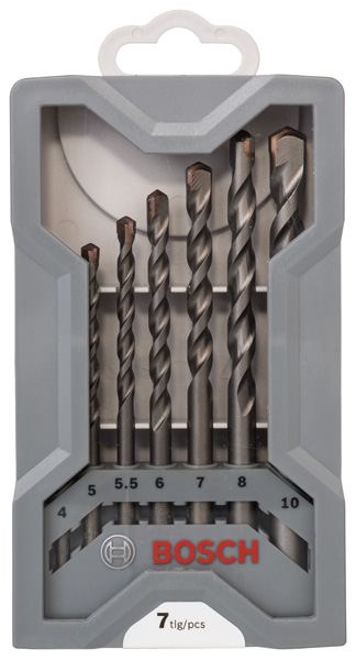 BOSCH 7-tlg. CYL-3 Betonbohrer-Set, 4/5/5,5/7/8/10 mm BOSCH 7-tlg. CYL-3 Betonbohrer-Set, 4/5/5,5/7/8/10 mm