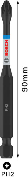 BOSCH PRO Phillips Impact Bit, PH2, 90 mm