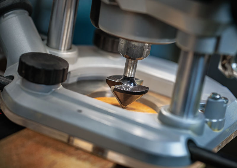 BOSCH PRO V-Nutfräser, 90° x Ø 1/2“, Schaft 1/4“