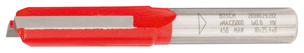 BOSCH Nutfräser Expert for Wood, Carbide, 8 mm, D1 10 mm, L 25,4 mm, G 62,4 mm