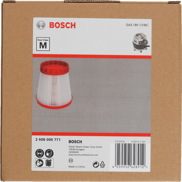 BOSCH Filter Klasse M, 158 x 158 x 160 mm