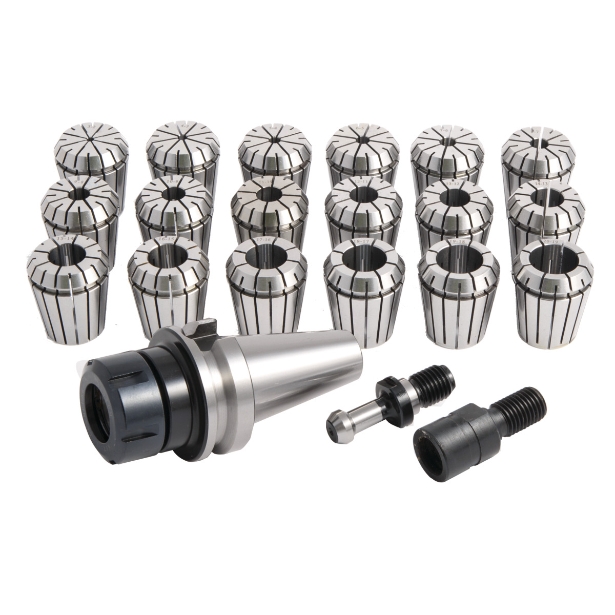 Optimum Spannzangenfutter-Satz ISO 30/ER32 - M12/BT 30