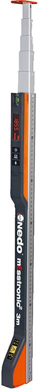 PREISSER Teleskop-Messstab digital0,70-3,0m mEsstronic Easymit Bluetooth Nedo