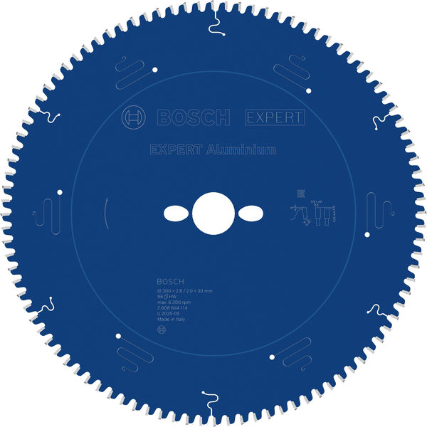 BOSCH EXPERT Aluminium Kreissägeblatt, 300x2,8/2x30 mm, Z96