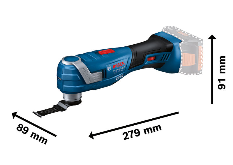 BOSCH Akku-Multi-Cutter GOP 18V-34, im Karton