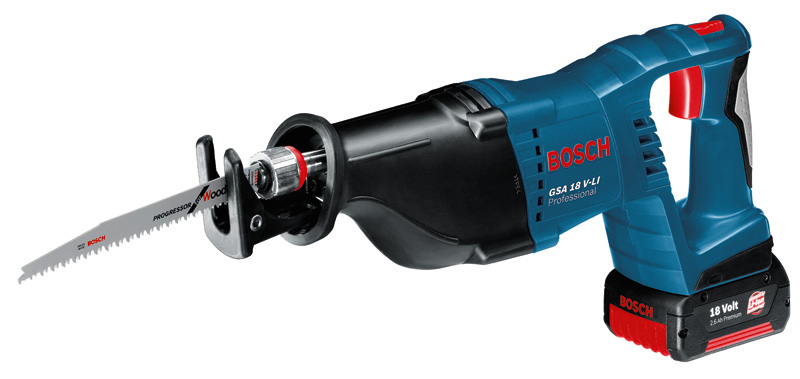 BOSCH Akku-Säbelsäge GSA 18V-LI in Kartonschachel