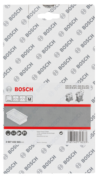 BOSCH Polytetraflourethylen-Flachfaltenfilter BOSCH Polytetraflourethylen-Flachfaltenfilter