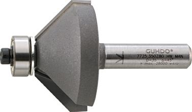 GUHDO HW-Fasefräser D35 l18 45 Grad Z2 S8