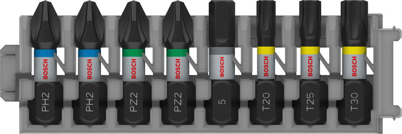 BOSCH PRO Impact Bit Set, 25 mm, 8-tlg BOSCH PRO Impact Bit Set, 25 mm, 8-tlg