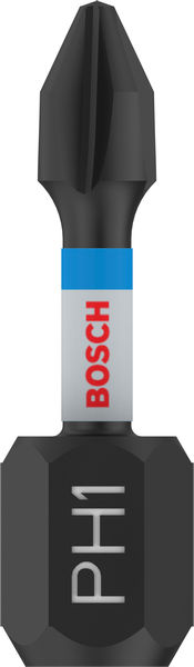 BOSCH PRO Phillips Impact Bit, PH1, 25 mm, 2-tlg.