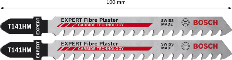 BOSCH EXPERT Fiber Plaster T141HM Stichsägeblatt, 2-tlg.
