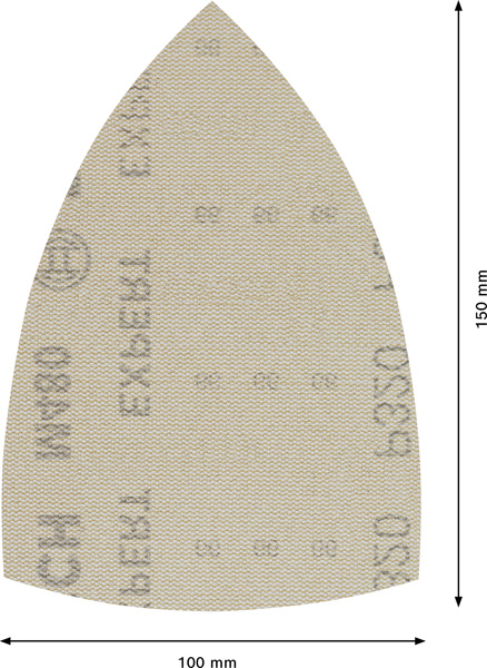 BOSCH EXPERT M480 Schleifnetz, 100x150mm, K32, 10-tlg. BOSCH EXPERT M480 Schleifnetz, 100x150mm, K32, 10-tlg.