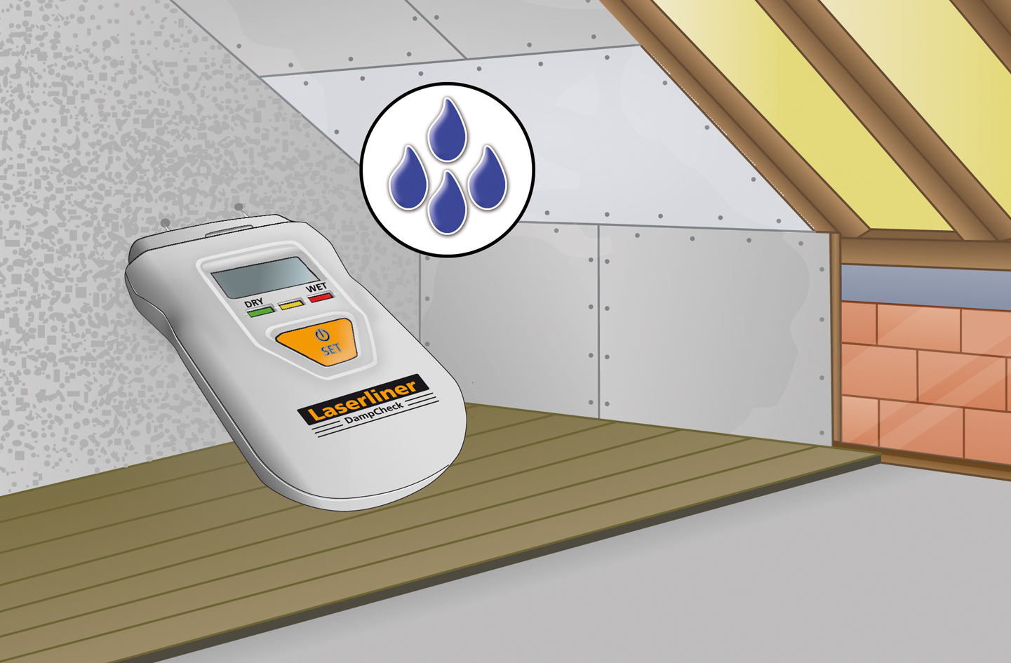 LASERLINER DampCheck LASERLINER DampCheck