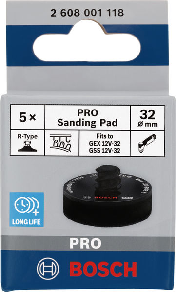 BOSCH PRO Schleifteller, 32 mm, Klett