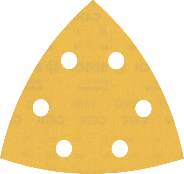 BOSCH EXPERT C470 Schleifblatt, 93x93mm, K400, 6 Löcher, 50-tlg.