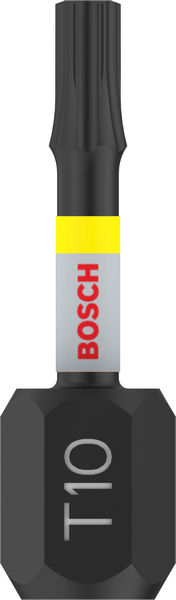 BOSCH PRO Torx Impact Bit, T10, 25 mm, 2-tlg.