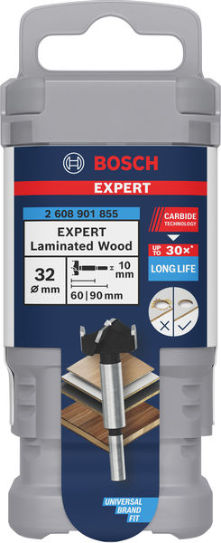 BOSCH EXPERT Laminated Wood Scharnierlochbohrer, 32 x 60 x 90 mm BOSCH EXPERT Laminated Wood Scharnierlochbohrer, 32 x 60 x 90 mm