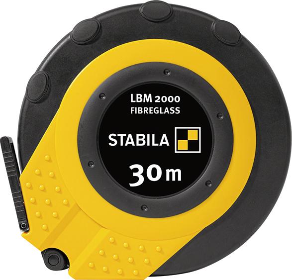 STABILA Kapselbandmaß LBM 2000 FIBREGLASS, 30 m, Glasfaserband, metrische Skala STABILA Kapselbandmaß LBM 2000 FIBREGLASS, 30 m, Glasfaserband, metrische Skala