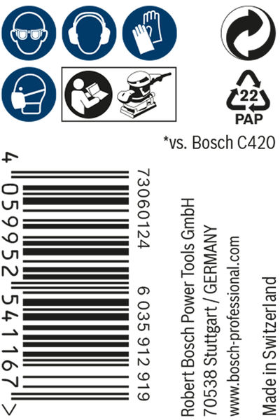 BOSCH EXPERT M480 Schleifnetzrolle, 93x5000mm, K12 BOSCH EXPERT M480 Schleifnetzrolle, 93x5000mm, K12
