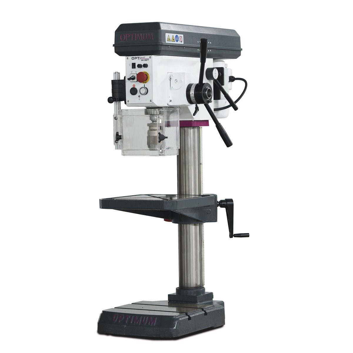 Optimum Tischbohrmaschine OPTIdrill DH 28FT Aktions-Set inkl. Maschinenschraubstock