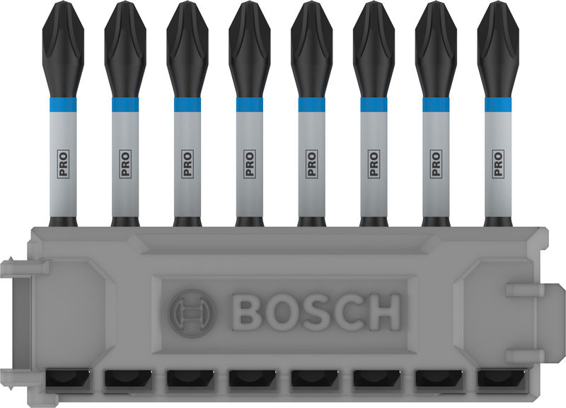 BOSCH PRO Phillips Impact Bit, PH2, 55 mm, 8-tlg.