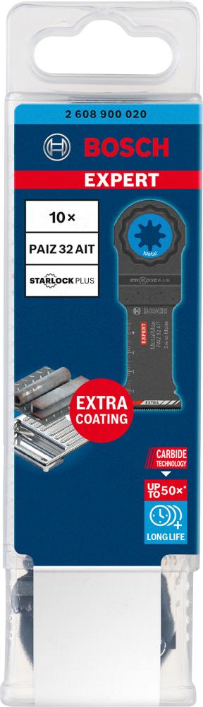 BOSCH EXPERT MetalMax PAIZ 32 AIT Tauchsägeblatt, 50x32 mm, 10-tlg.