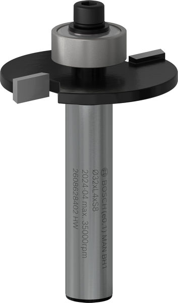 BOSCH PRO Nutfräser, L 4", Schaft 3 mm