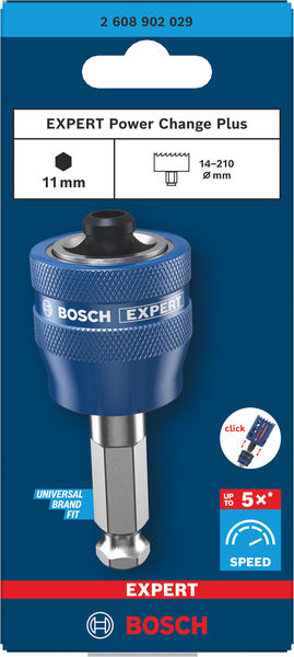 BOSCH EXPERT Power Change Plus Aufsteckhalter, Sechskantschaft 11 mm BOSCH EXPERT Power Change Plus Aufsteckhalter, Sechskantschaft 11 mm