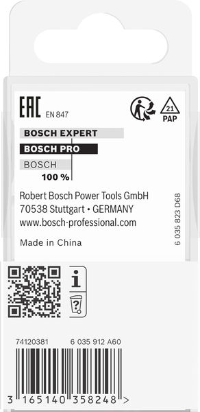 BOSCH PRO Hohlkehlfräser, R 8, Schaft 8 mm