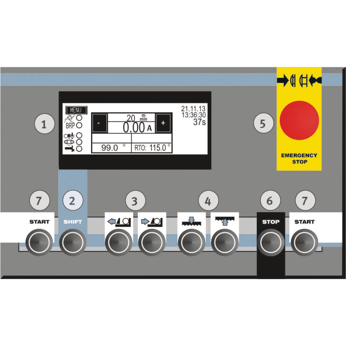 Metallkraft Halbautomatische Schwenkrahmen-Metallbandsäge BMBS 230 x 280 HA-DG