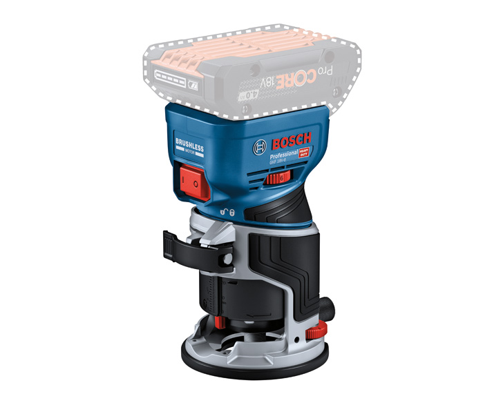 BOSCH Akku-Kantenfräse GKF 18V-8, L-BOXX 238