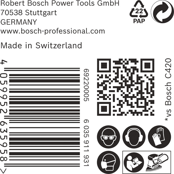 BOSCH EXPERT C470 Schleifblatt, 100x150mm, K240, 7 Löcher, 50-tlg. BOSCH EXPERT C470 Schleifblatt, 100x150mm, K240, 7 Löcher, 50-tlg.