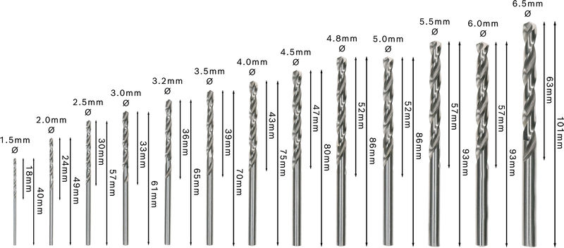 BOSCH PRO Metal HSS-G Spiralbohrer Set, 13-tlg. BOSCH PRO Metal HSS-G Spiralbohrer Set, 13-tlg.