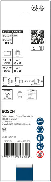BOSCH EXPERT Power Change Plus Adaptermuttern-Set, 2x 14-30 mm, 4x 32-210 mm BOSCH EXPERT Power Change Plus Adaptermuttern-Set, 2x 14-30 mm, 4x 32-210 mm