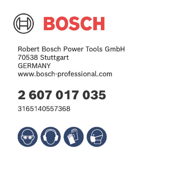 BOSCH 7-tlg. CYL-1 Mauerwerkbohrer-Set, 3/4/5/5.5/6/7/8 mm