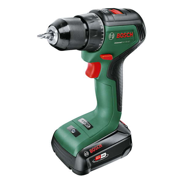 BOSCH Akku-Bohrschrauber UniversalDrill 18V-60, 1 x Akku PBA 18V 2.0Ah, Tragekoffer BOSCH Akku-Bohrschrauber UniversalDrill 18V-60, 1 x Akku PBA 18V 2.0Ah, Tragekoffer