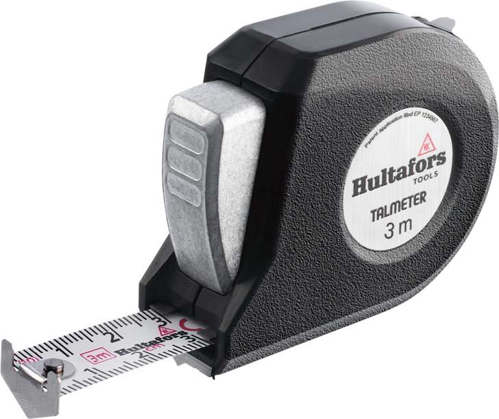 HULTAFORS Taschenbandmaß Talmeter 3mx16mm weiß Hultafors
