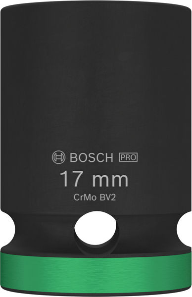 BOSCH PRO Impact Steckschlüsselsatz, 1/2", 17 mm, Standard BOSCH PRO Impact Steckschlüsselsatz, 1/2", 17 mm, Standard