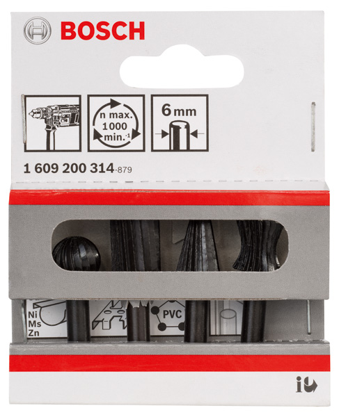 BOSCH 4-tlg. Freihandfräser-Set, 13 mm