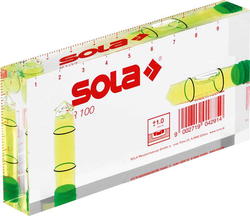 SOLA Kleinwasserwaage R100 10 cm Sola